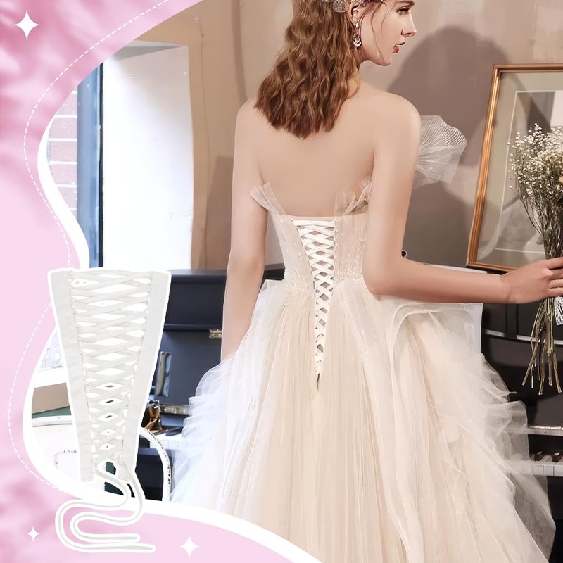 nbeads Wedding Dress Corset Kit, Wedding Dress Zip Replacement Corset
