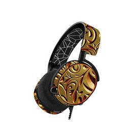 MightySkins Skin Compatible with SteelSeries Arctis 5 Gaming Headset - Mosaic Gold | Protective, Durable, and Unique Vinyl wrap Cover | Easy to Apply, Remove, and Change Styles | Made in The USA