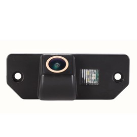 HD IP68 1280 Pixels Number Plate Light Fisheye Lens Colour Camera Night Vision Reversing System Parking Aid Compatible with F-o-r-d Mondeo/Focus (C170) /C-Max/Sedan/MK2