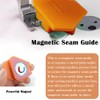 Agamino Magnetic Seam Guide for Sewing Machine, 2Pcs Multifucntional Seam