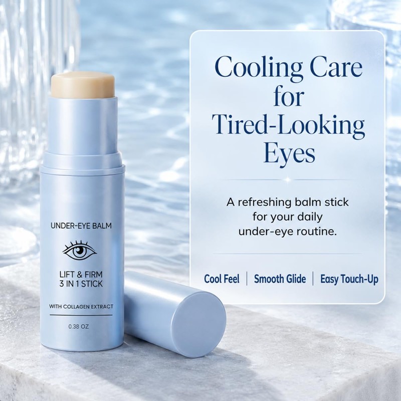 Under Eye Balm, Hydrating & Smoothing Eye Balm for Dark