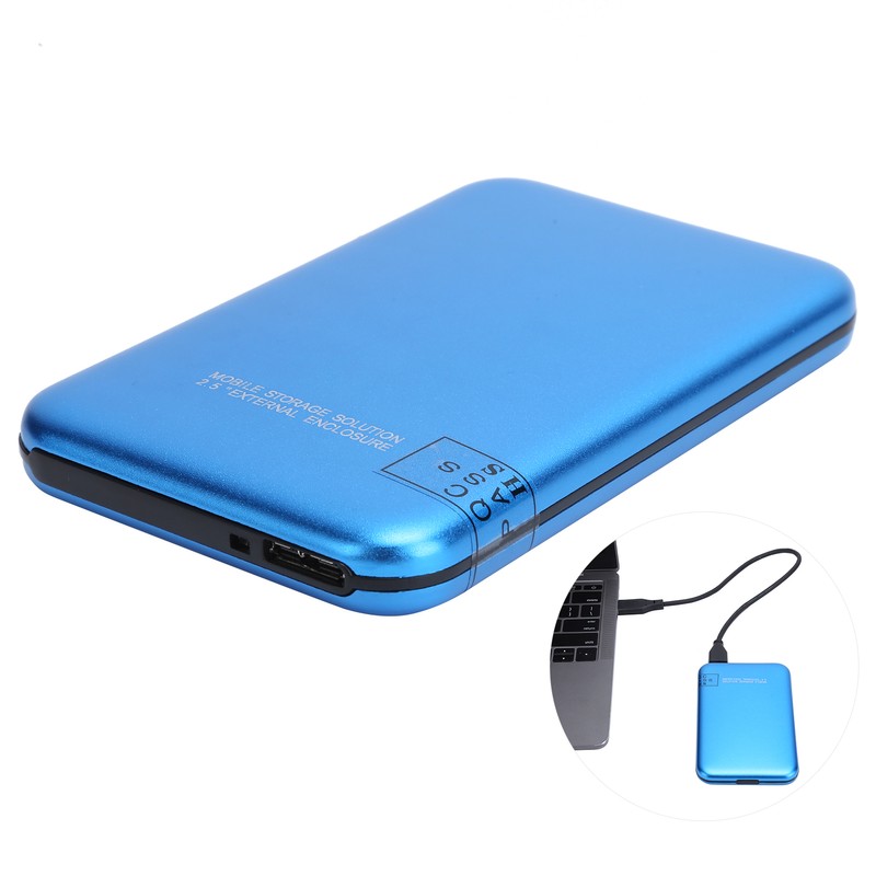 2.5in Mobile External Hard Drive Disk USB3.0 Portable HDD Blue