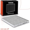 A-Premium 2-PC Cabin Air Filter with Activated Carbon Compatible with