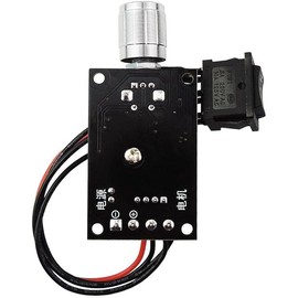 Motor Speed Controller 6V 12V 24V 28V 3A 80W DC Motor Speed Controllers Adjustable PWM Speed Controller Reversible Switch 1203BB DC Motor Driver Reversing