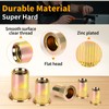 JYNB Metric Rivet Nut Assortment Kit, 200Pcs Carbon Steel SAE