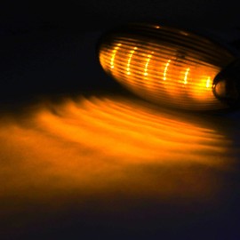 Xotic Tech 5Pcs Top Cab Clearance Marker Roof Running LED Lights Lamp Direct Replacement, Compatible with Freightliner Cascadia 2008-2021 (Smoked Lens Amber 6-SMD)