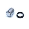 Arcity 5 Pcs 24mm Arcade Push Buttons Round Chrome Plated