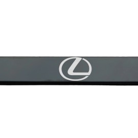 KA Black Chrome Lexus Titanium Gun Metal Laser Engraved Etched License Plate Frame