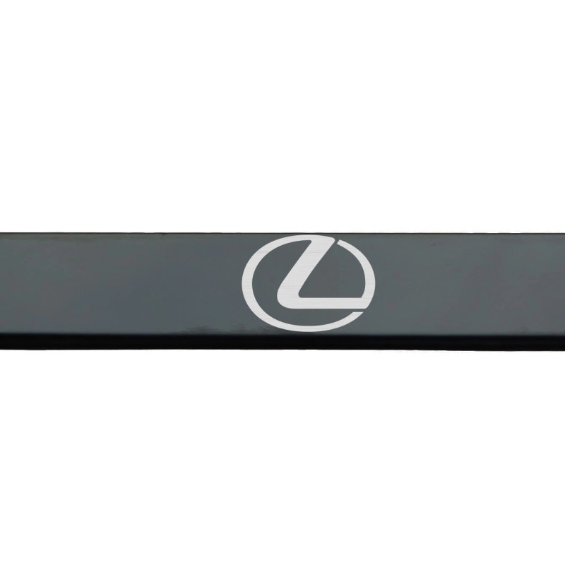 KA Black Chrome Lexus Titanium Gun Metal Laser Engraved Etched