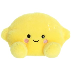 Aurora® Adorable Palm Pals™ Yuzu Lemon™ Stuffed Animal - Pocket-Sized Play - Collectable Fun - Yellow 5 Inches