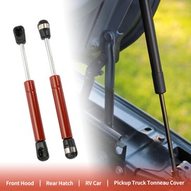 ACROPIX 6pcs 7.5" 10lb/45N Red Universal Lift Support Gas Strut Gas Spring Bracket Ball Stud for Car SUV RV Truck Auto Bike