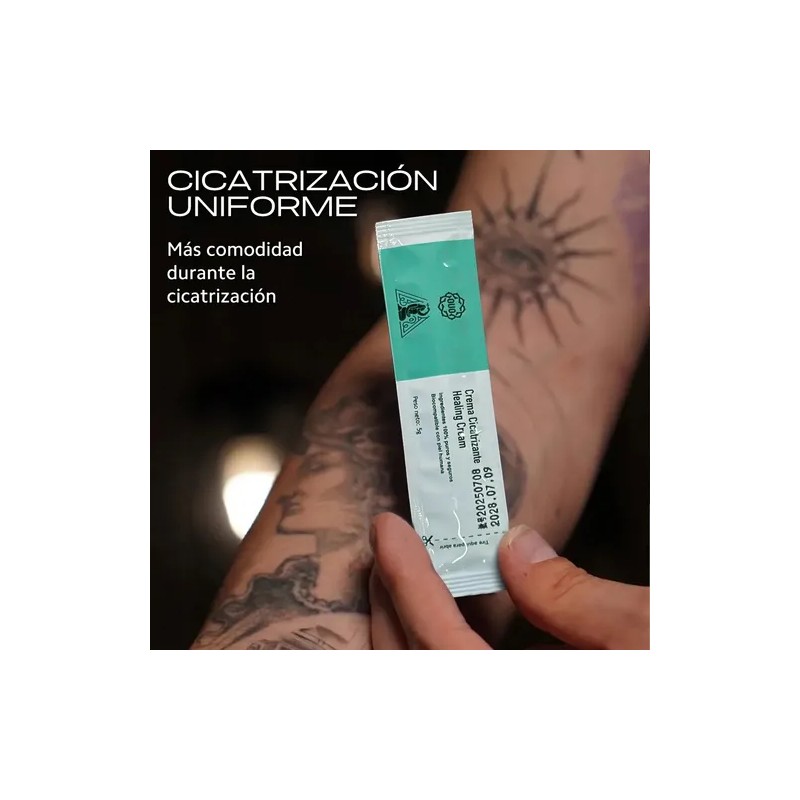 Crema Cicatrizante e Hidratante Vegana de OUO para Tatuajes –