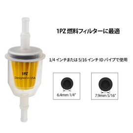 1PZ JP1-0FF 10pcs Fuel Filter, Gasoline Filter, Hose Inner Diameter 6mm / 8mm, Fuel Filter, Fuel Hose, Gasoline Hose, Fuel Hose, Gasoline Hose, for Motorcycles, Durable, Aging, Corrosion, Heat and Oil