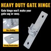 VIVIDA Wall Mount Gate Hinge 4 PCS, Heavy Duty Flat