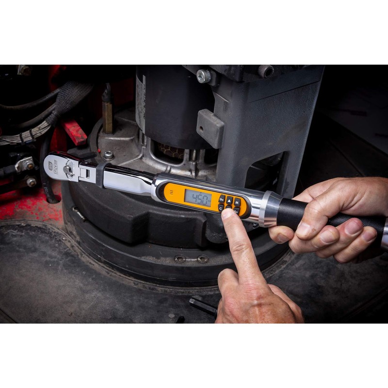 GEARWRENCH Flex Head Electronic Torque Wrench with Angle