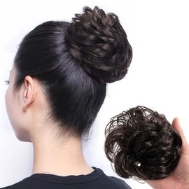 Tripe band wig long hair bun 3p (WFLOQBQ) / 곱창밴드 가발 롱머리 올림머리 3p (WFLOQBQ)