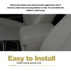 Pleoos Armrest Center Console Lid Leather Cover Compatible with 2007-2011