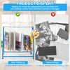 Tiangrid 2 Pcs Book Rack Metal Read Along Totes Rack