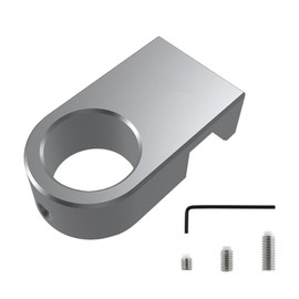 MiOYOOW Tube Fixture Holder, Mini Aquarium Fixing Clamp Anti Overflow Aquarium Pipe Clip with Screw & Screwdriver for Fish Tank Aquarium (L)