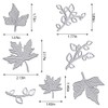 Fall & Thanksgiving Leaves Metal Cutting Dies for Card Making