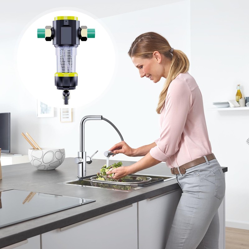 360 Degree Automatic Backwash Filter, Water Filter, Reusable, Tap Water