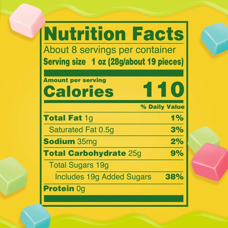 STARBURST Fruit Chews Candy - Minis Sours, 8oz (Pack of