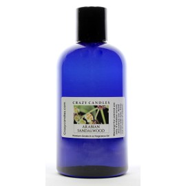 Crazy Candles 8oz Arabian Sandalwood 8 Fl Oz Bottle (237ml) Premium Grade Scented Fragrance Oil
