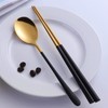 Spoon and Chopsticks Set 2Pcs Korean Chopsticks Spoons Stainless Steel