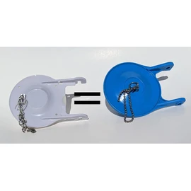 Lowe's AquaSource UPDATED Hard Plastic OEM/Original Flapper for 1.28gpf Single Flush Toilets - including Henshaw, Colby, Lyndsay, Rutherford, 12293, 98923 (Packaging: Plastic Bag)