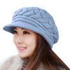 Loritta Womens Winter Beanie Hats Thick Warm Knitted Chunky Soft