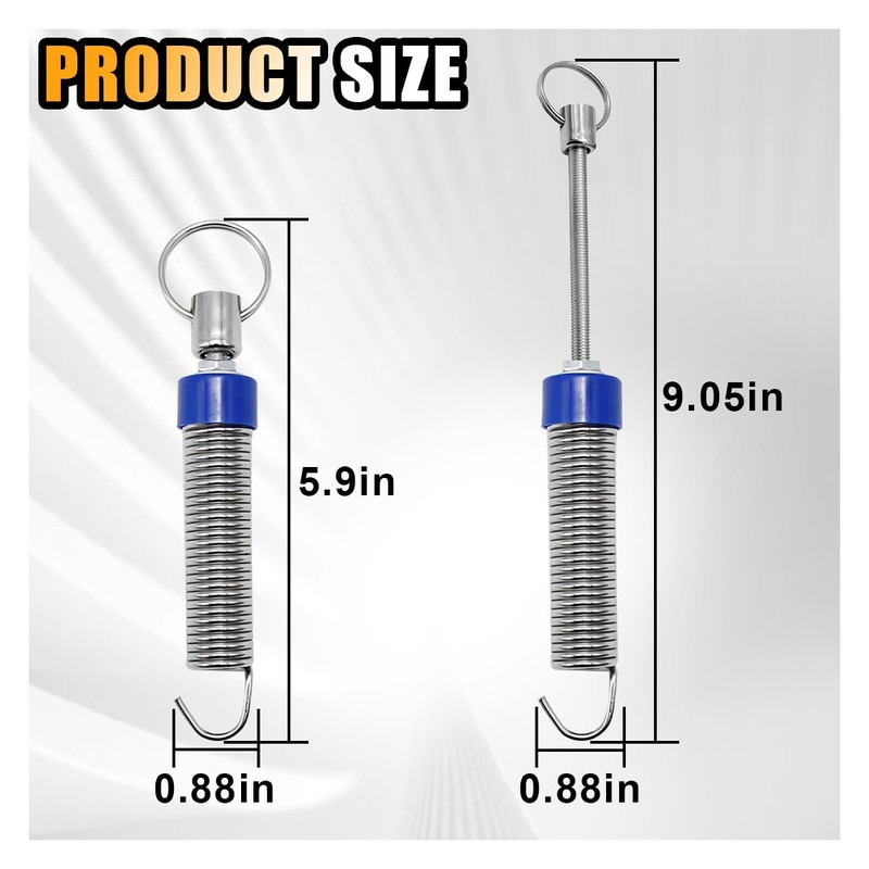 2PCS Car Trunk Lid Metal Spring, Car Adjustable Auto Car