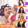 H HOME-MART Jumbo Hair Rollers Set, 33 Pcs Self Grip