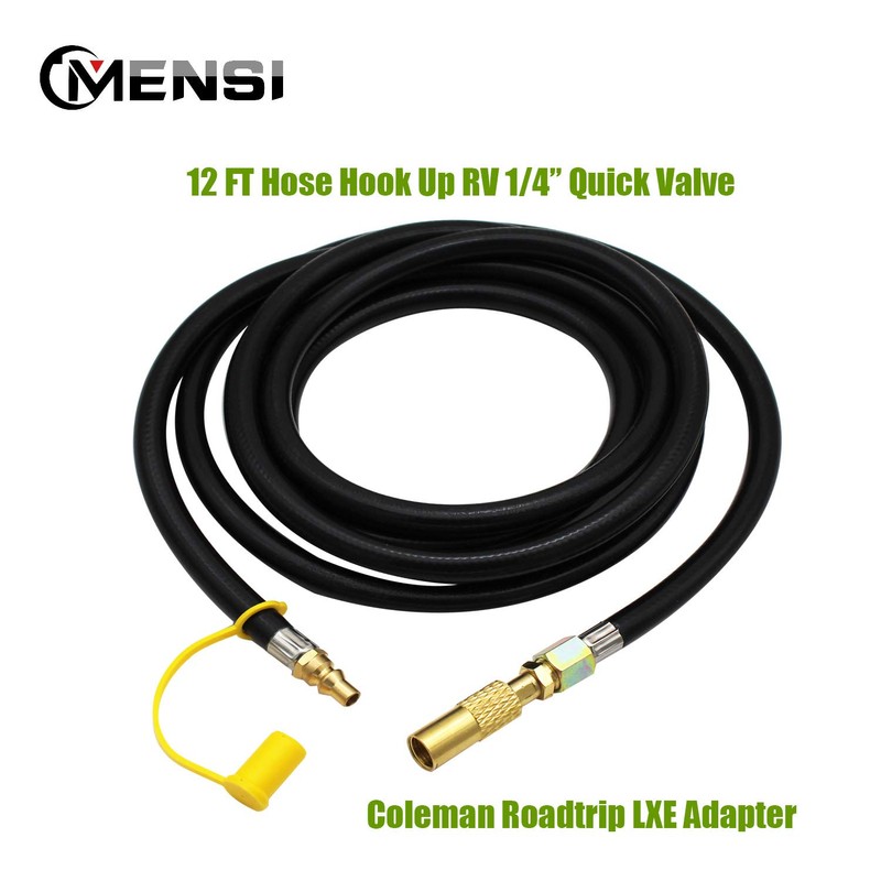 MENSI 12FT Low Pressure 1/4" Quick Connect Disconnect Plug RV