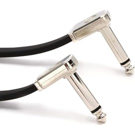 Cable de parche de cinta plana Ernie Ball, 24 pulgadas, Negro (P06228)