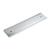 NamePlate Holder, Wall or Door, Silver 2x10