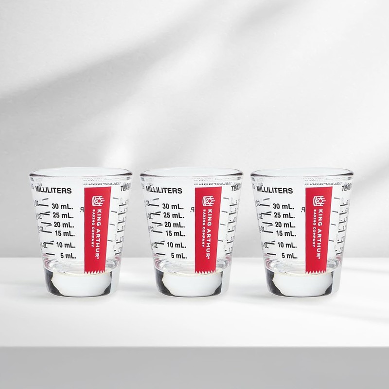 King Arthur Baking Company Mini Measure Shot Glass, for Multi-Purpose