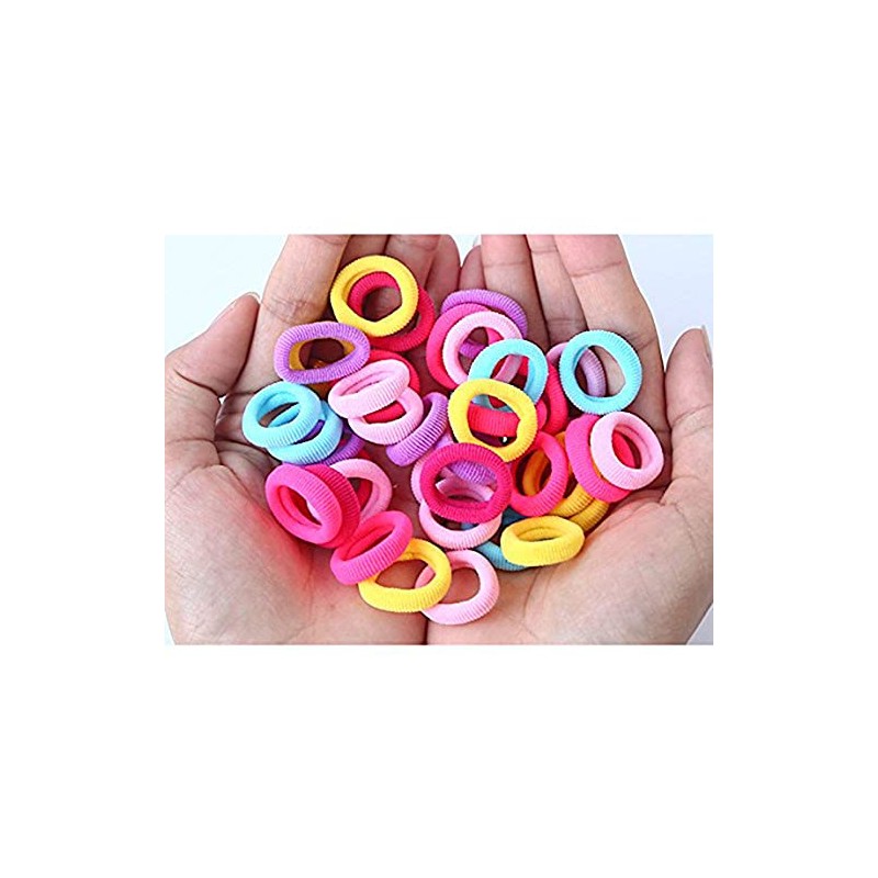 BetterJonny 500 Piezas Lazos del Pelo del Bebé, Ligas Elásticas