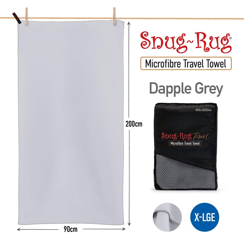 Snug Rug Microfibre Towel Extra Large XL 200 x 90cm