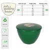Christmas pudding bowls with lids Christmas Green basin and lid