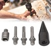 5Pcs Firewood Log Splitter Drill Bit Steel Wood Splitting Logs