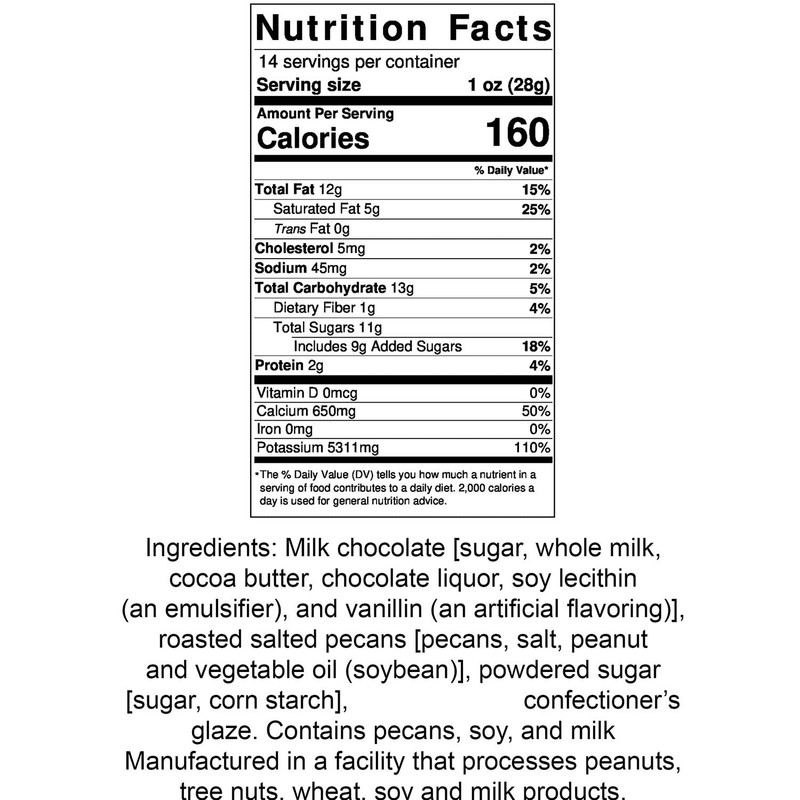 Premium Chocolate Candy (Milk Chocolate Pecans (2-13 oz. Bags))