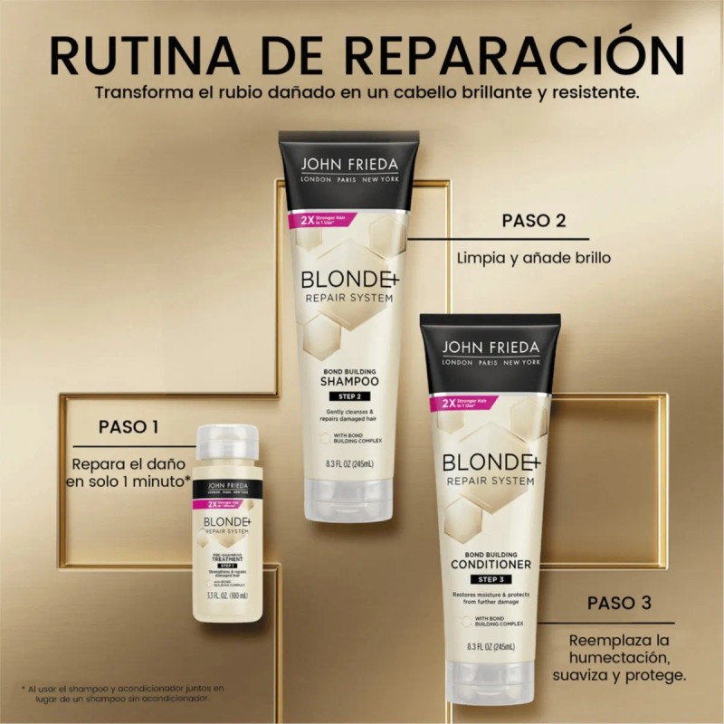 Shampoo John Frieda Blonde Repair System Blonde Repair System Step