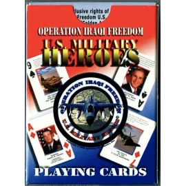 none NEW OPERATION IRAQI FREEDOM Playing Cards US Military Heroes Sealed Deck