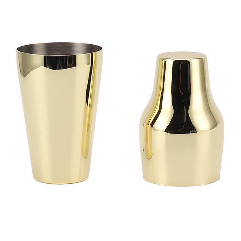 Stainless Steel Drink Shaker French Style 2 Section Martini Mixer