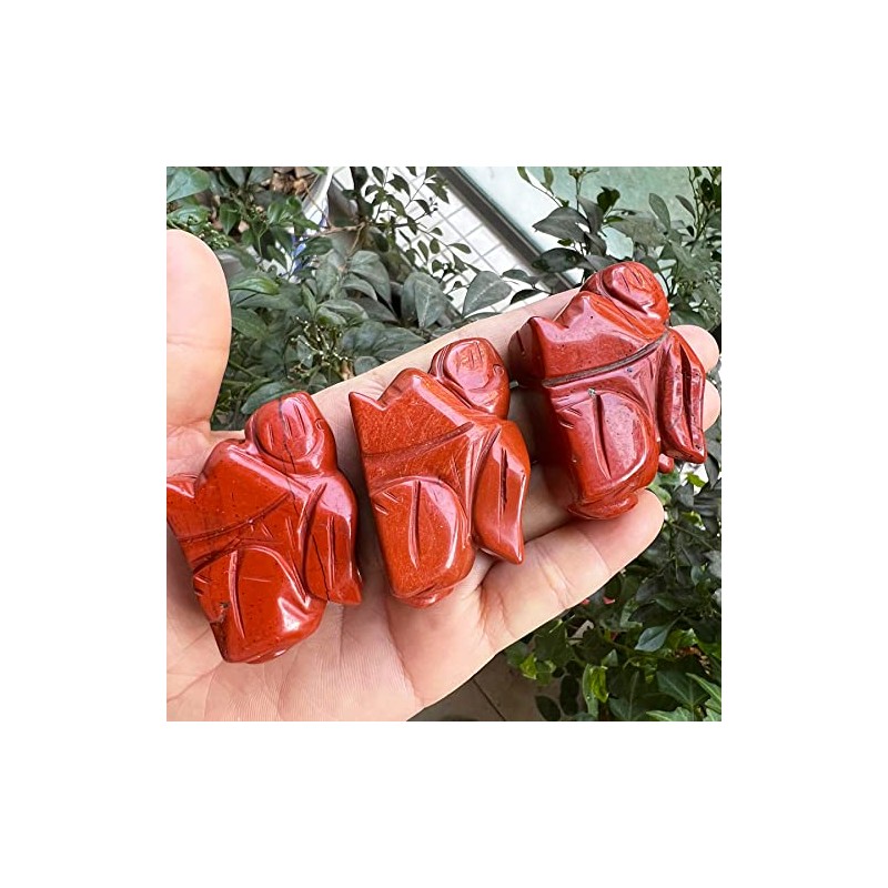 Neyisaa Hand Carved Stone Sitting Rabbit Statue, Healing Crystal Bunny