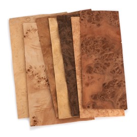 Sauers Mixed Burl Variety Veneer Pack, 3 Sq Ft