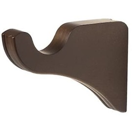 Kirsch Wood Trends Classics 3 1/2" Return Center Bracket for 1 3/8" pole, Mahogany (MPN# 5611EG083)