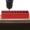 FTtool Drill Stand Aluminum Round Bar Wood Hole Making Locator