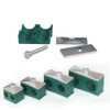 SagaSave Hydraulic Pipe Clamp, 14mm, Green, 4mm-42mm, 6.4Mpa, 2 Pipe