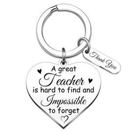 Wrpixe Teachers Christmas Gifts Thank You Gifts for Teacher Keychain for Women Daycare Preschool Teachers Gift for Instructor Professor Retirement Thank You Gift for Mentor Stuff